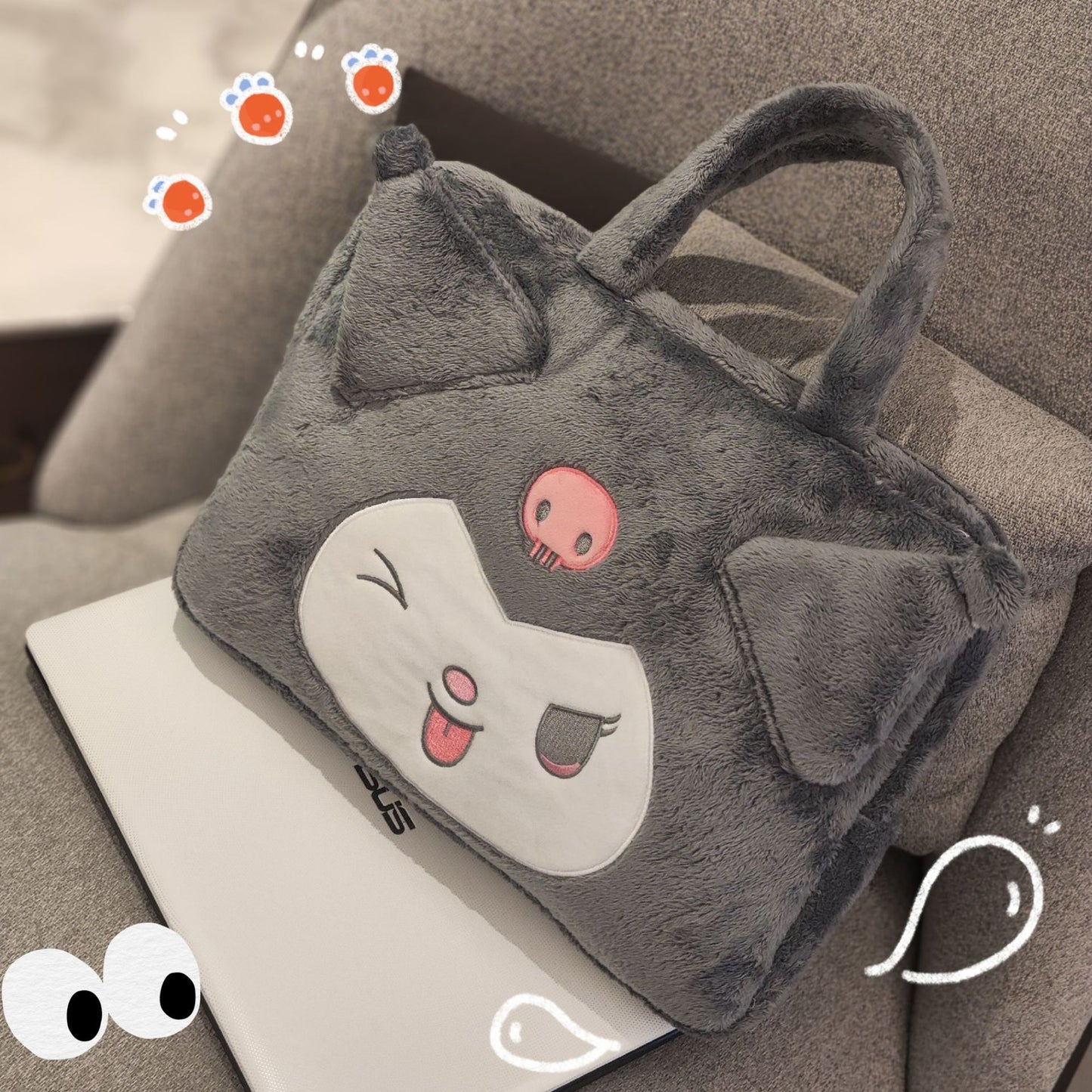 Sacs pour ordinateur portable, nouveaux et cool, avec dessin animé mignon et souple