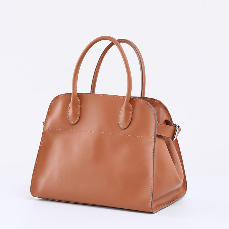 Women's Large Capacity Totes Genuine Leather Commute Handbags