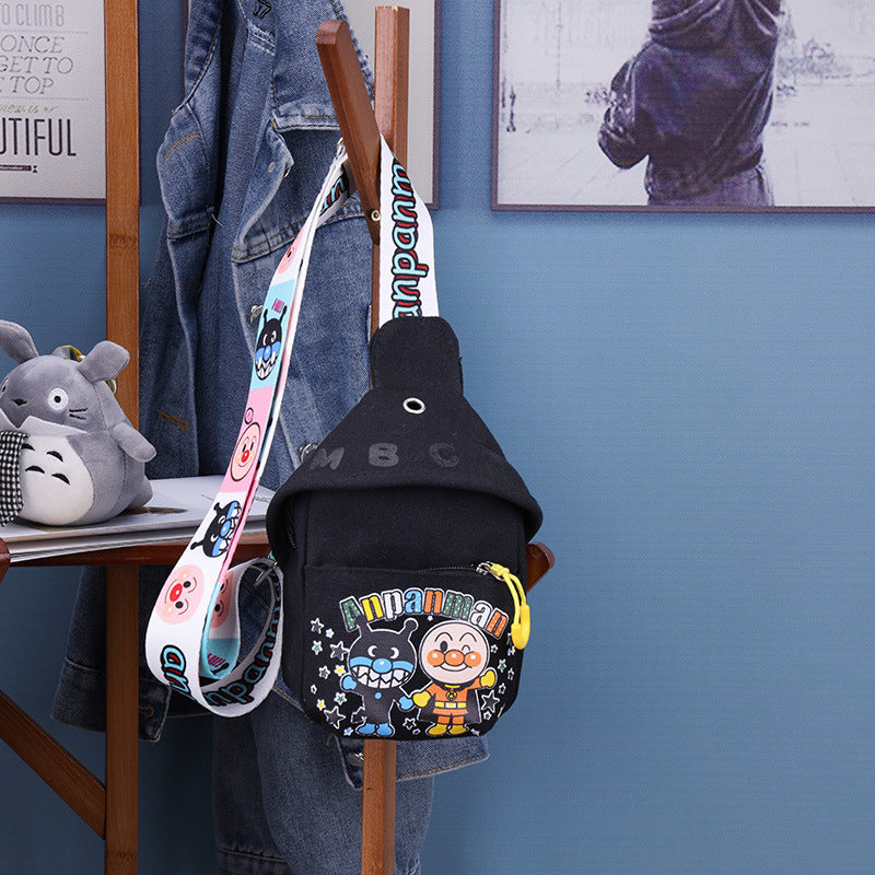 Women's & Children's & Cartoon Canvas Small Fashionable Korean Waist Packs