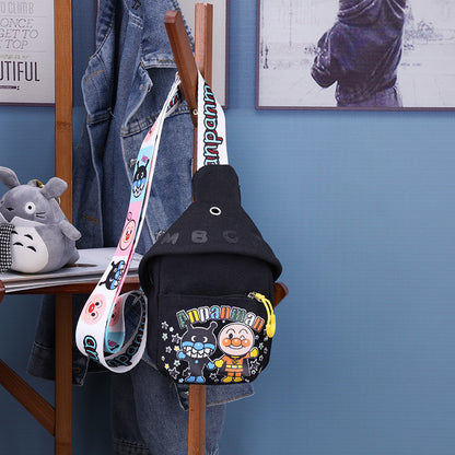 Women's & Children's & Cartoon Canvas Small Fashionable Korean Waist Packs