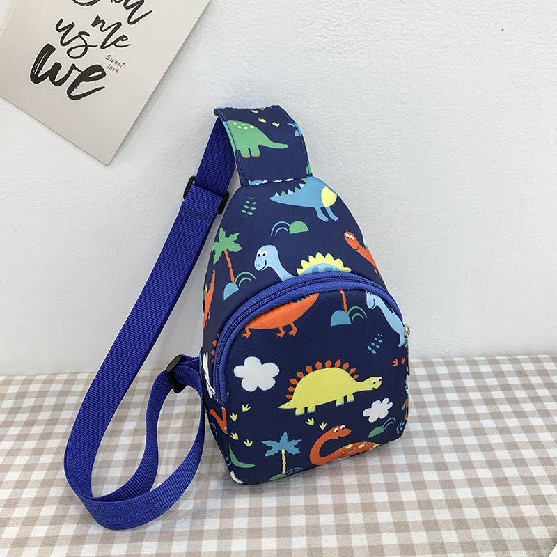 Children's Childlike Cute Dinosaur Printed Mother Boys Children's Shoulder Bags