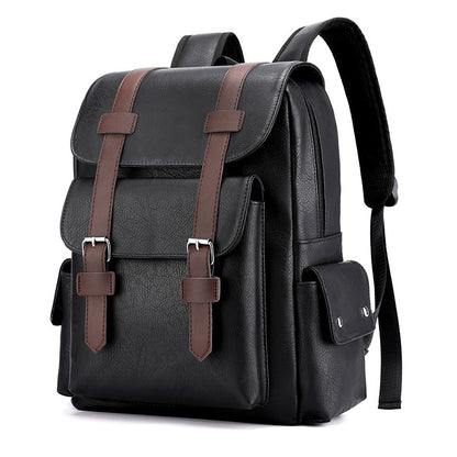 Men's Korean Style Large Capacity Soft Unisex Fashion Backpacks