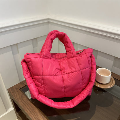 Women's Popular Soft Down Portable Fashion Shoulder Bags