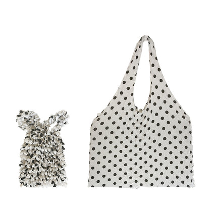 Dot Hedgehog Pineapple Bread Magic Telescopic Handbags