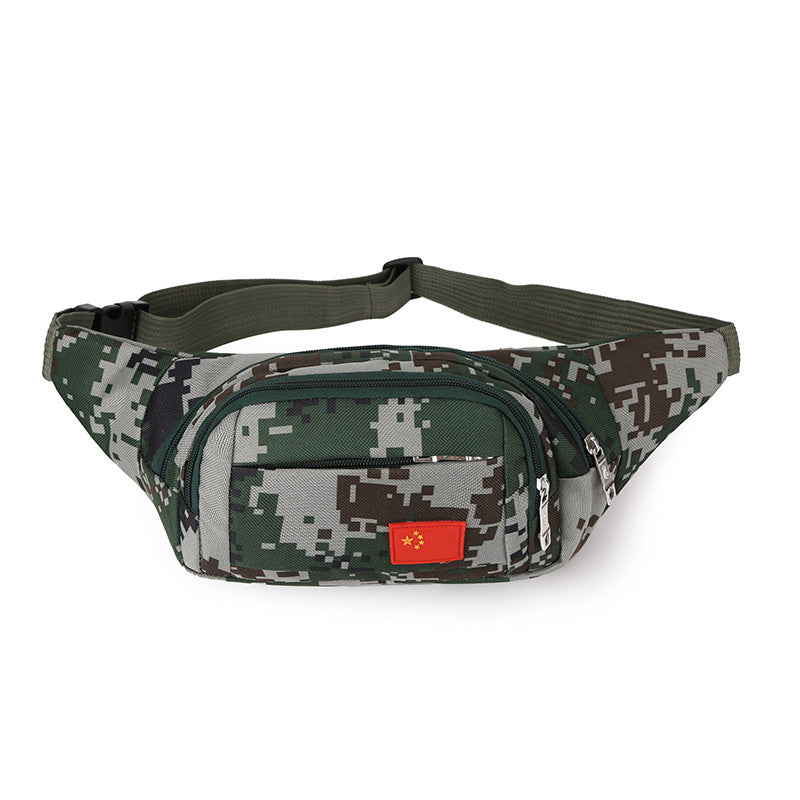 Sacs de taille pour hommes en nylon multifonctionnels camouflage pour caissier mobile épaississant