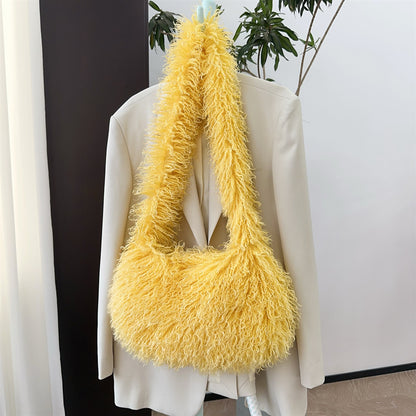 Sheep Fur Imitation Plush Millennium Spice Handbags