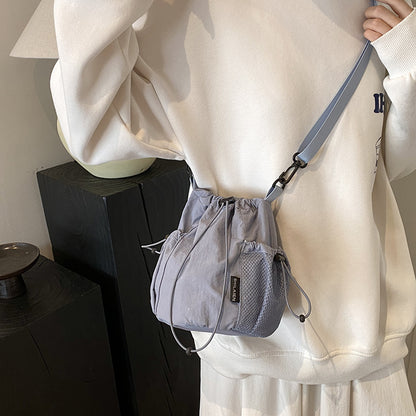 Women's Korean Style Art Neutral Niche Cloth Crossbody Bags