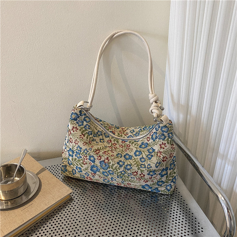 Autumn Ethnic Style Flower Fashion Chain Shoulder Bags