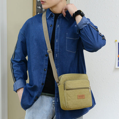 Men's Large Capacity Fashion Korean Style Business Men's Messenger Bags