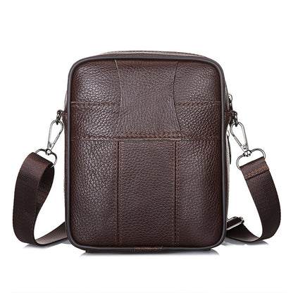 Men's Leather Packet First Layer Cowhide Cell Men's Messenger Bags