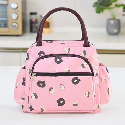 Women's Small Cloth Thickened Lunch Box Mother Handbags