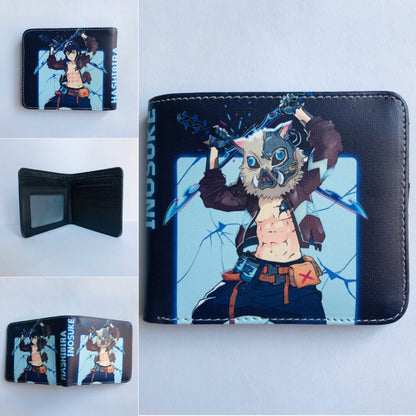 Anime Peripheral Ghost Blade Extinction Cartoon Printed Character Ladies Wallets