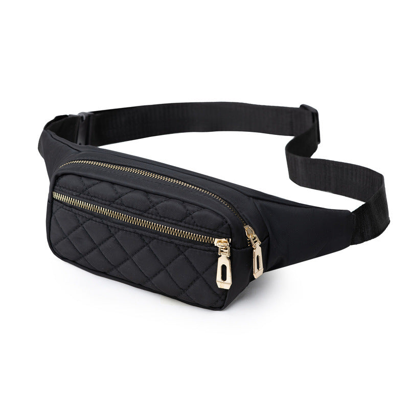 Simple Fashion Diamond Embroidery Thread Female Waist Packs