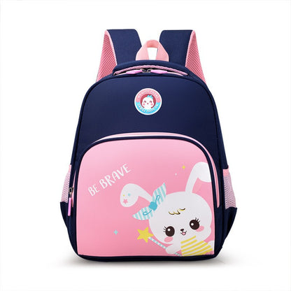 Dinosaur Bunny Cartoon Printed Boys Intermediate Advanced Classes Elementary School Students' Schoolbags