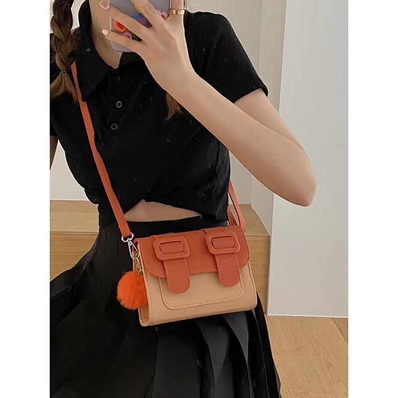 Women's Thailand Cambridge Summer Fashion Contrast Color Crossbody Bags