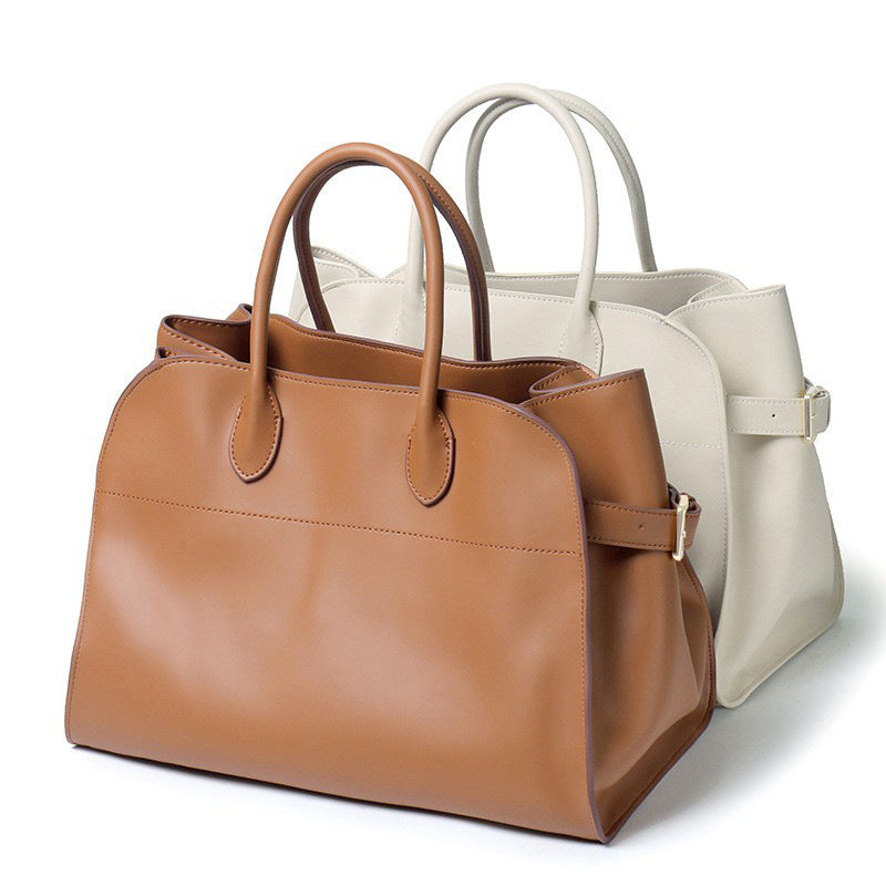 Women's Large Capacity Totes Genuine Leather Commute Handbags