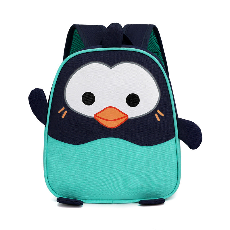 Sacs d'école maternelle imperméables en forme de pingouin mignon pour allégement du fardeau des enfants