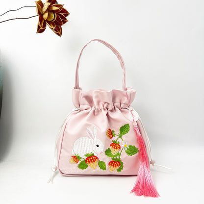 Spring Outing With Embroidered Han Chinese Clothing Antiquity Handbags