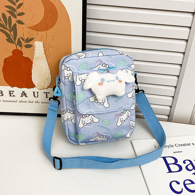 Children's Printed Large Capacity Cartoon Doll Western Children's Shoulder Bags