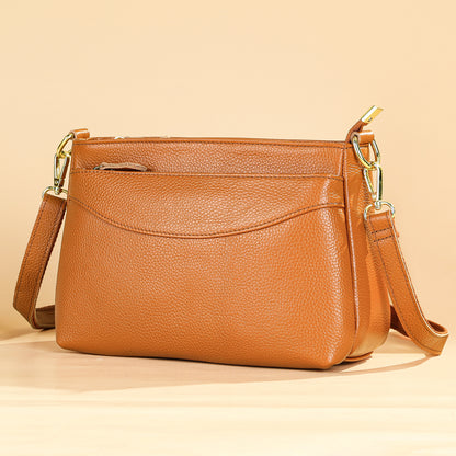 Women's Genuine Leather Soft Small First Layer Shoulder Bags