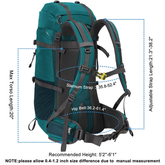 Elegant Nylon Large Capacity Hiking Camping Mountaineering Backpacks