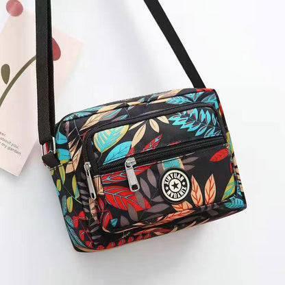 Women's Korean Style Oxford Mummy Flower Cloth Crossbody Bags