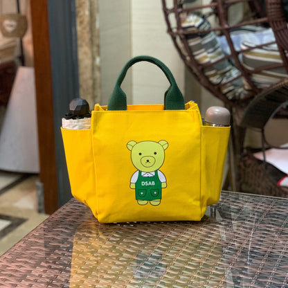 Volume Cute Tissue With Little Bear Canvas Umbrella Seat Handbags