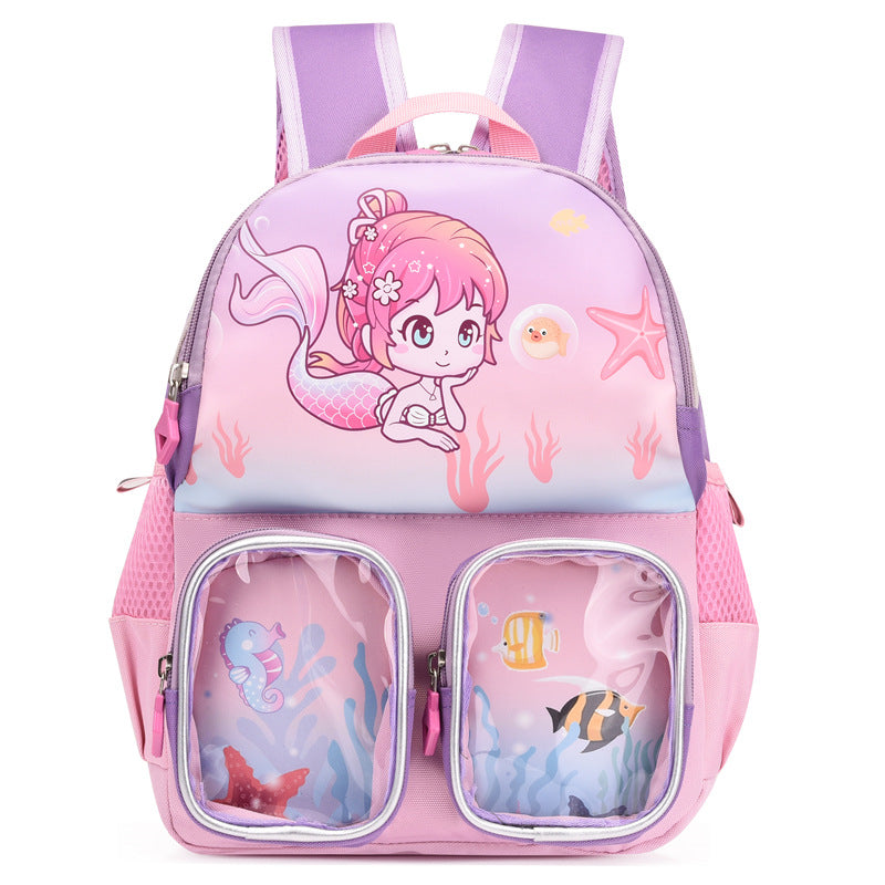 Children's Cartoon Boys Dinosaur Unicorn Lightweight Children's Backpacks