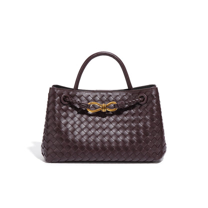 Women's Stylish Good Texture Woven Niche Large Capacity Bags