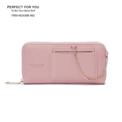 Women's Long Zipper Large Capacity Fashion Clutch Ladies Wallets