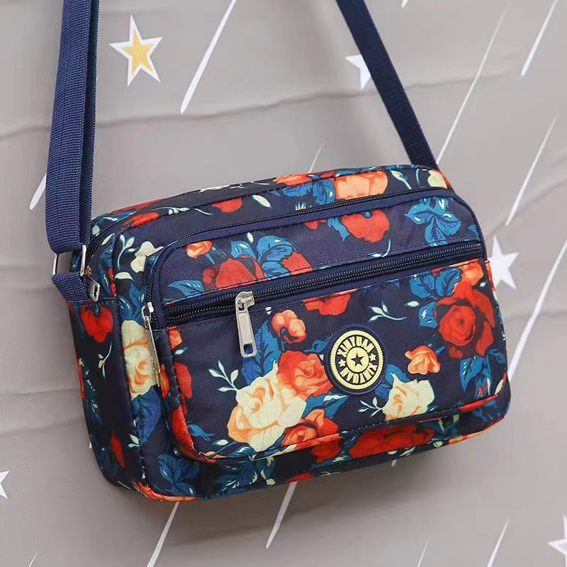 Women's Style Oxford Flower Cloth Stall Running Crossbody Bags