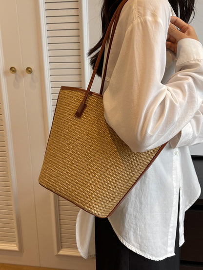 Sacs à bandoulière en paille pour femmes Summer Tide Circulation Beach