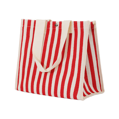 Striped Shopping Portable Thick Canvas Mom Bags