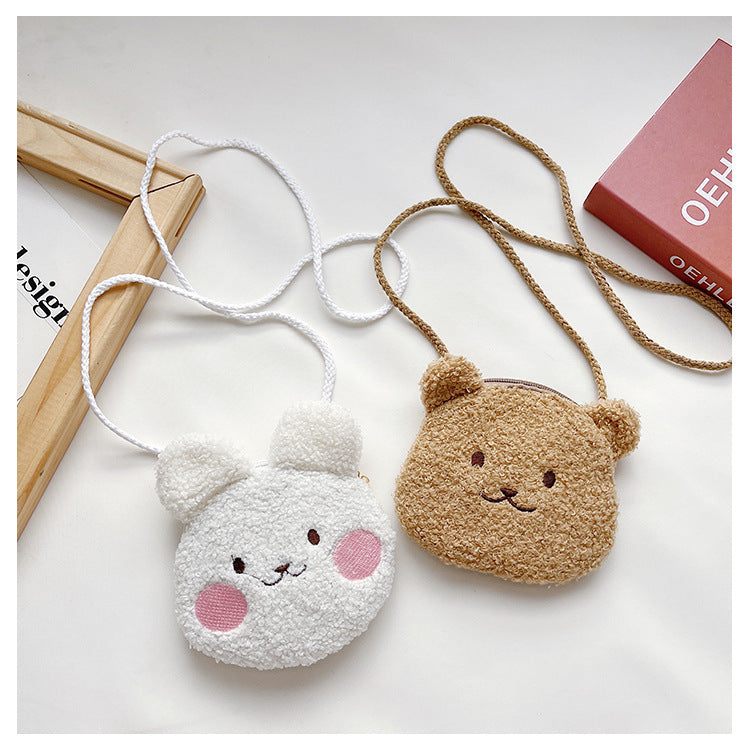 Fashion Trend Cartoon Cute Rabbit Small Children's Shoulder Bags