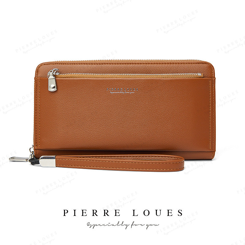 Women's Elegant Pierre Long Multifunctional Clutch Ladies Wallets