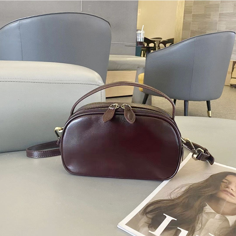 Genuine Leather Fashion Fresh First Layer Handbags