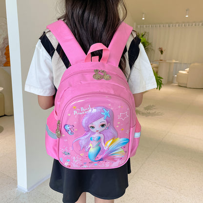 Sacs d'école pour enfants de petite classe avec motif de dinosaure et sirène