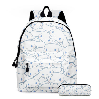 Ensemble de cartables pour élèves de l'école primaire avec motif de clown de dessin animé cool en trois pièces