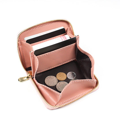 Women's Zipper Short Fashion Multiple Slots Business Coin Purses