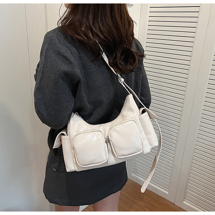 Women's Motorcycle Underarm Fashion Minority Simple Shoulder Bags