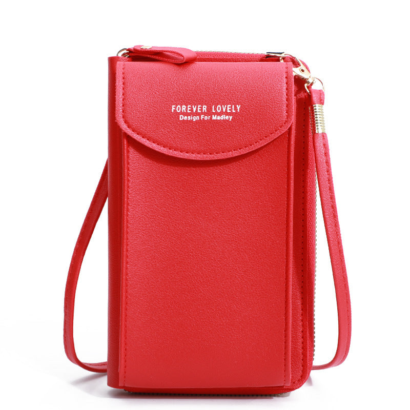 Women's Large Capacity Solid Color Fashion Simple Phone Bags