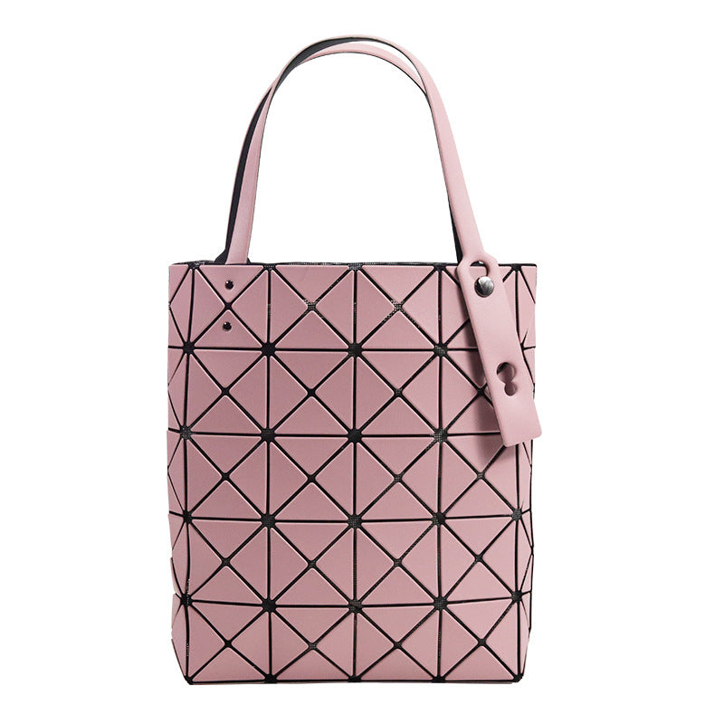 Women's Box Geometric Triangle Hand Holding Handbags