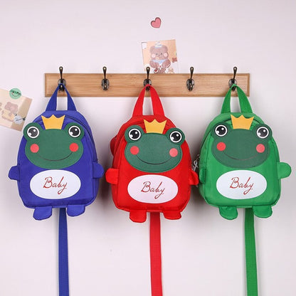 Sacs d'école pour enfants avec motif de grenouille de dessin animé mignon pour garçons