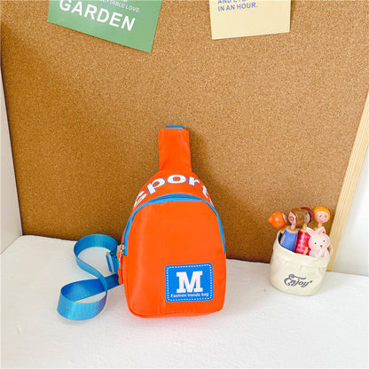 Sacs banane pour enfants de style coréen avec lettres imprimées pour garçons, imprimables