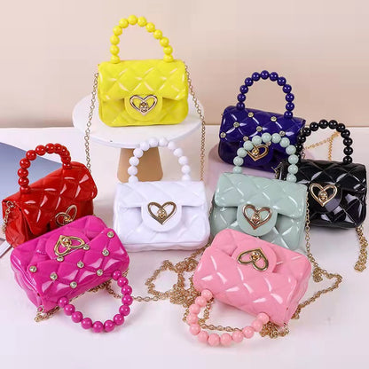 Candy Color One Mini Chain Pearl Bags