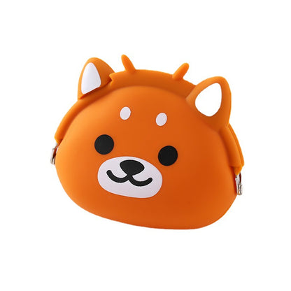 Animal Cartoon Clip Silicone Elderly Cute Coin Purses