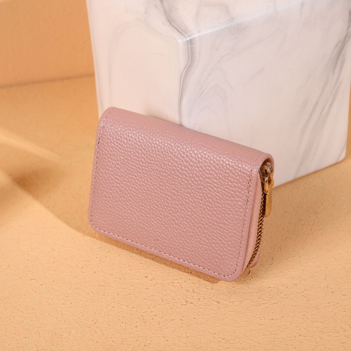 Women's High Quality Leather Expanding Swiping Ladies Wallets