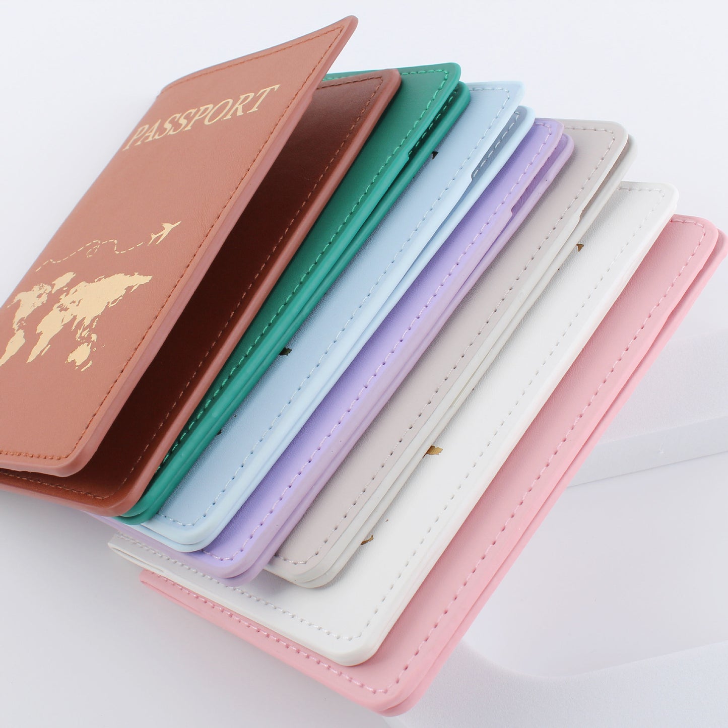 Coffret cadeau passeport en cuir pour couple, cérémonie de mariage