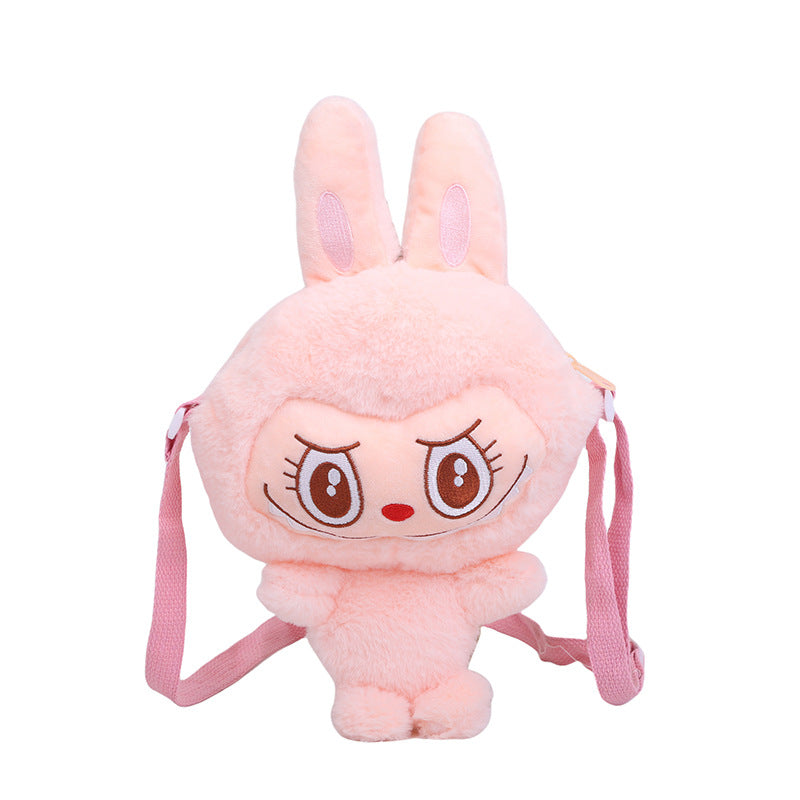 Curtain Cloth Plush Pop Mart Cartoon Shoulder Bags