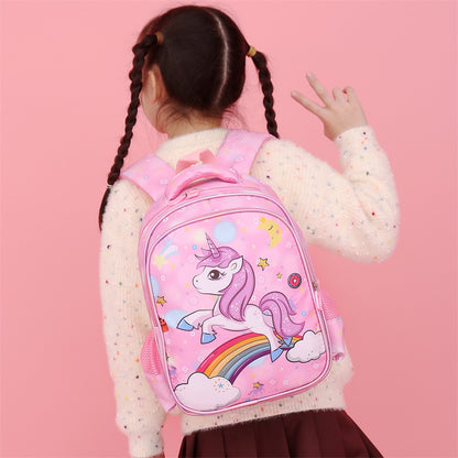 Sacs d'école portables pour enfants, motif licorne de dessin animé mignon, pour la maternelle